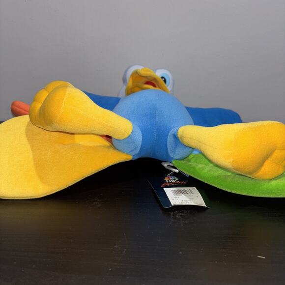 RARE 18" NBC Experience Peacock Rainbow Big Plush Tall Stuffed Rockefeller Plaza - Picture 6 of 11